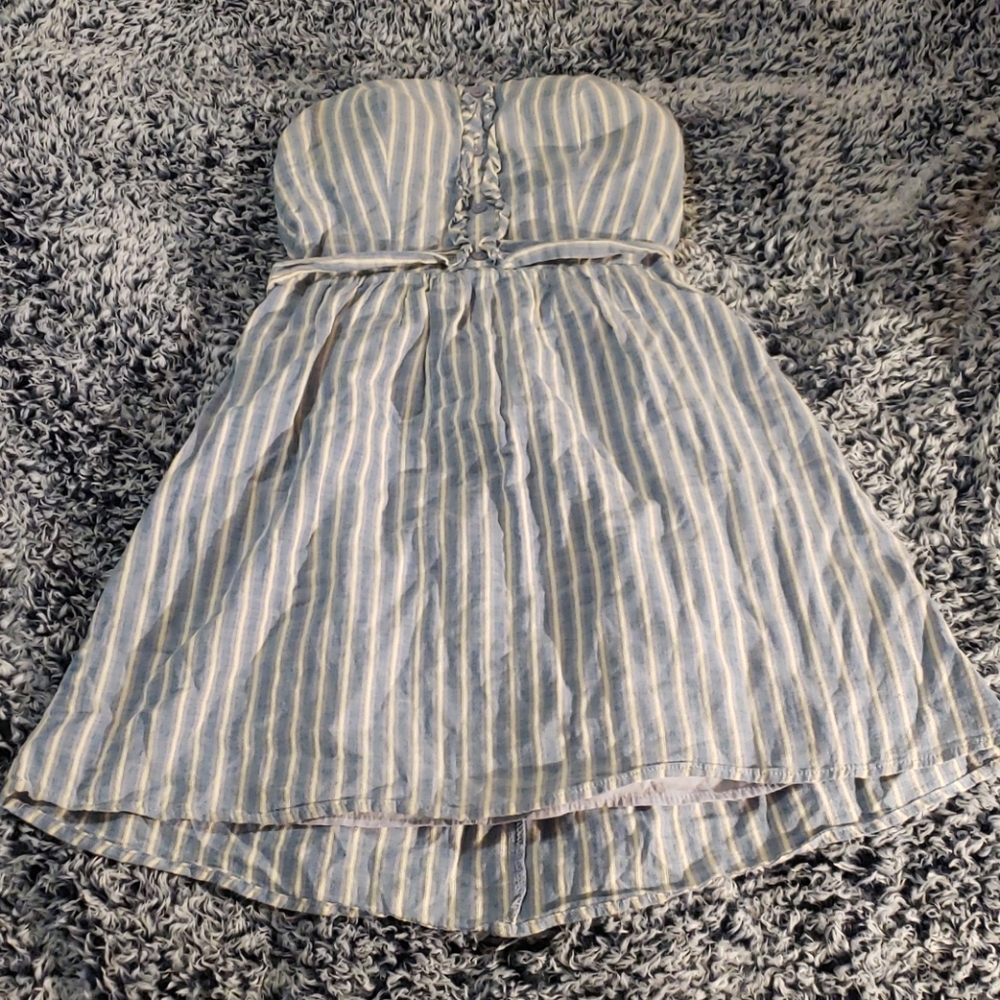 Mossimo stripped light blue dress